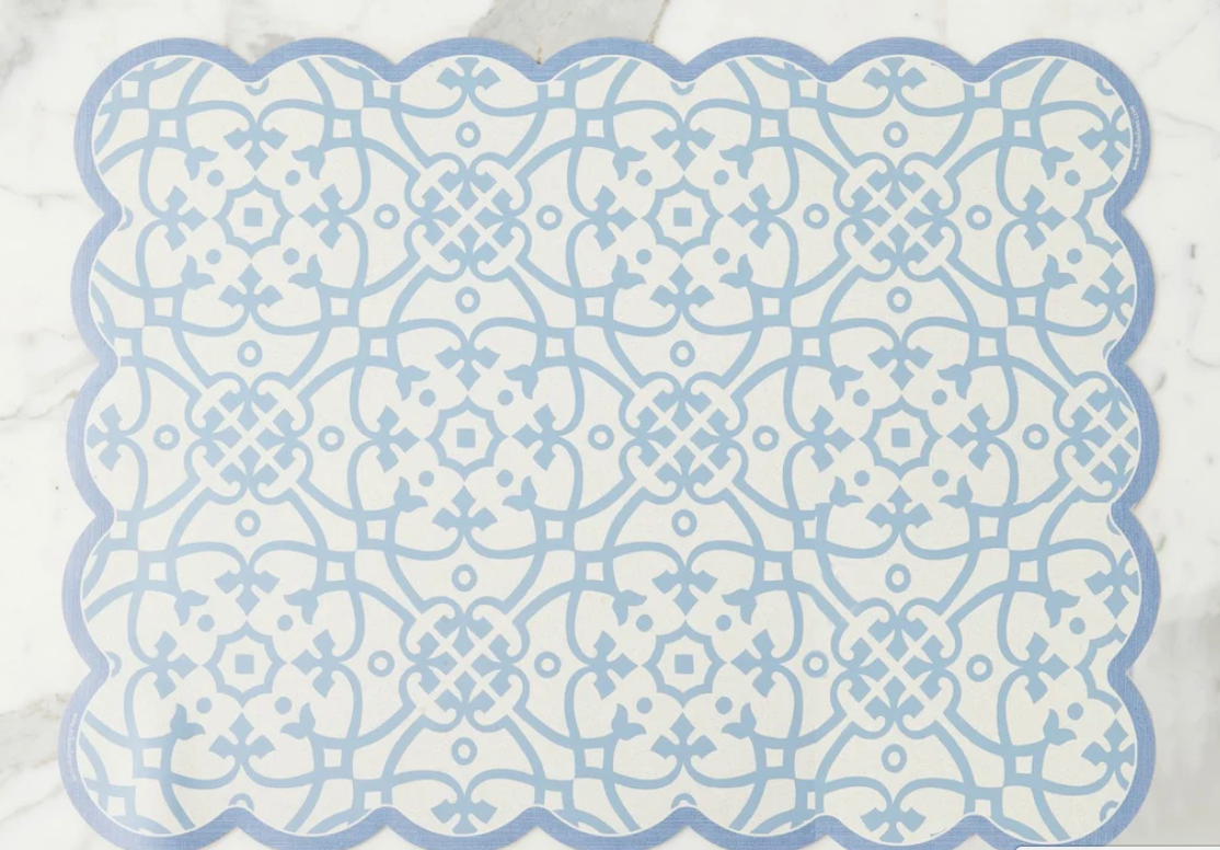 Scalloped Floor Mat