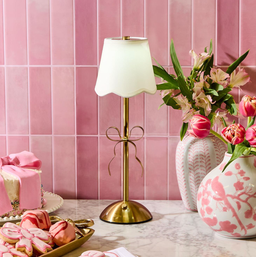 Gold Bow Table Lamp