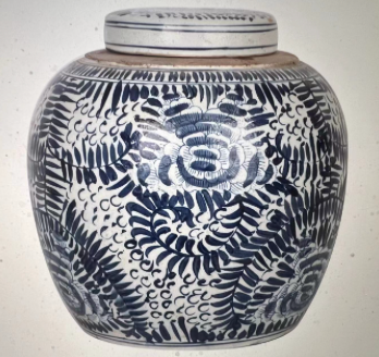 Blooming Floral Ginger Jar