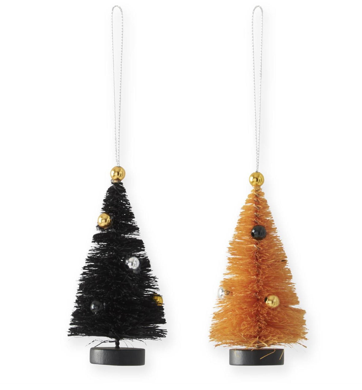 Bottle Brush Halloween Ornament