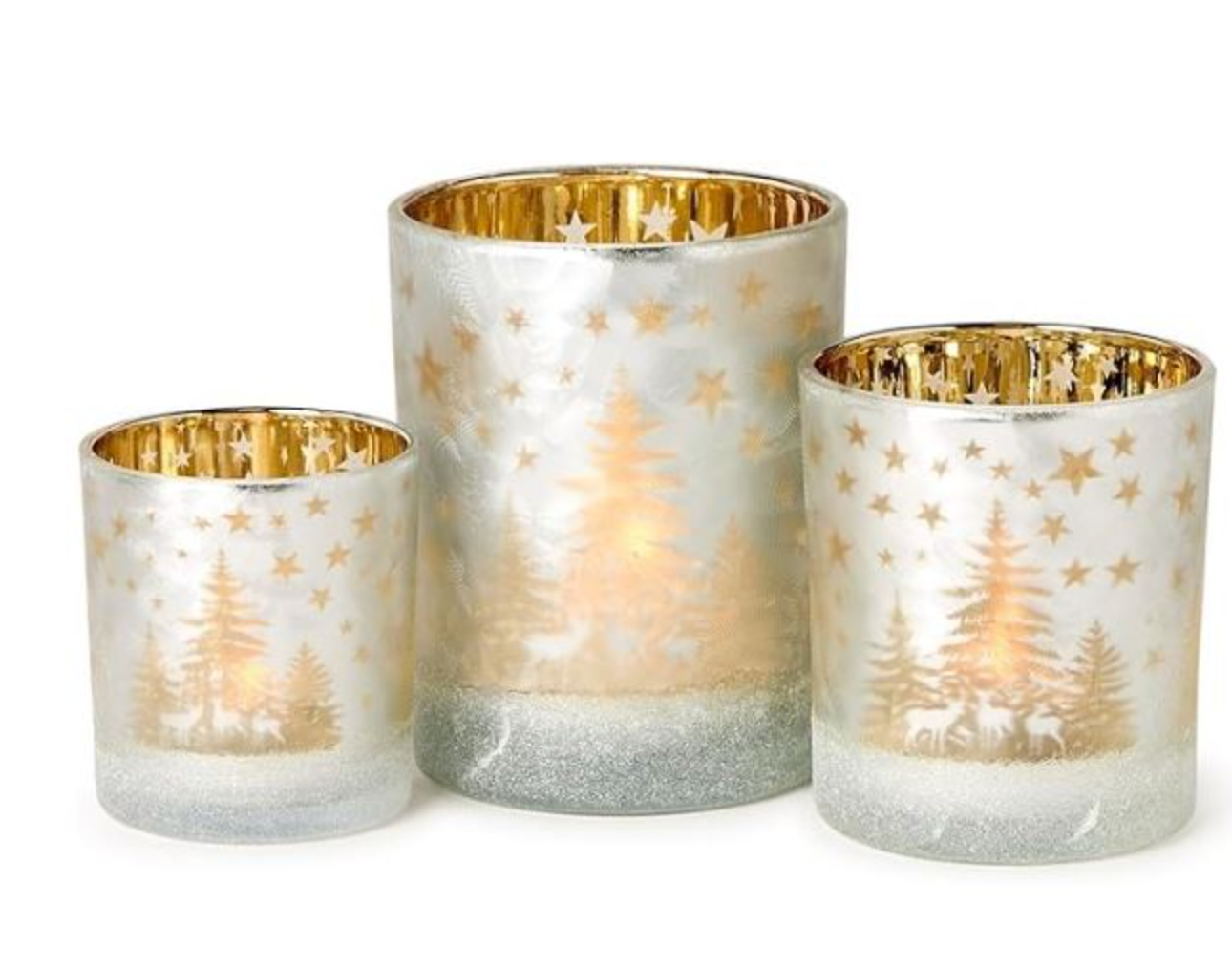 Forest Scene Tealight Candleholder