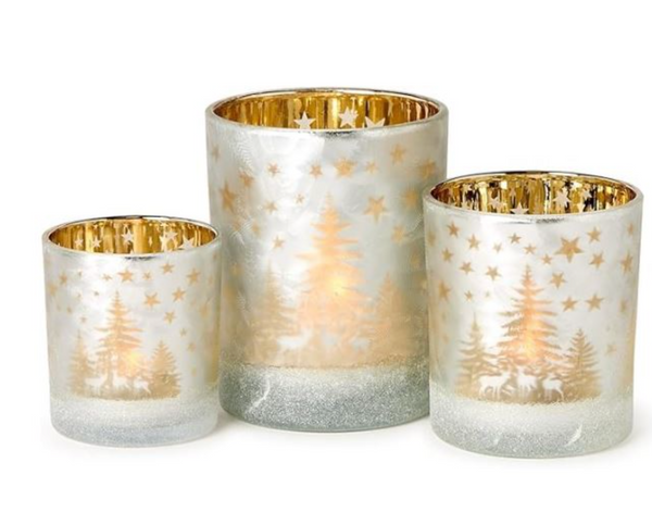 Forest Scene Tealight Candleholder