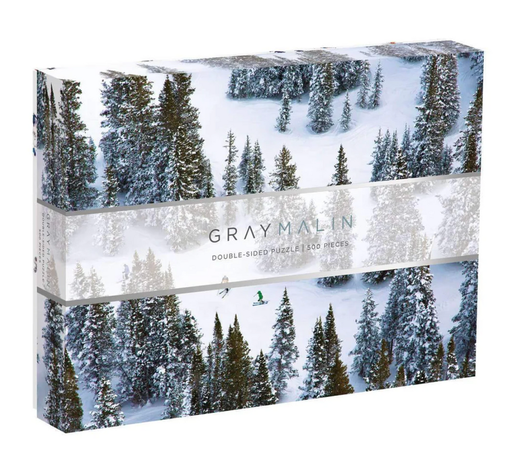 Gray Malin Snow Double-Sided Puzzle