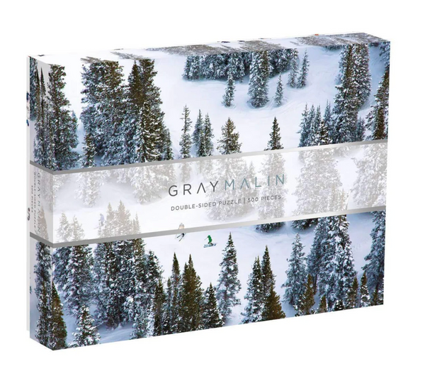 Gray Malin Snow Double-Sided Puzzle