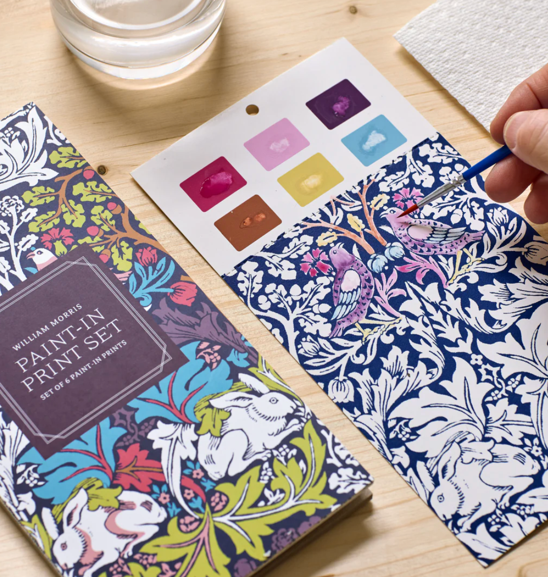 William Morris Paint-In Print Set