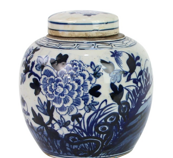 Flower Painting Ceramic Mini Jar