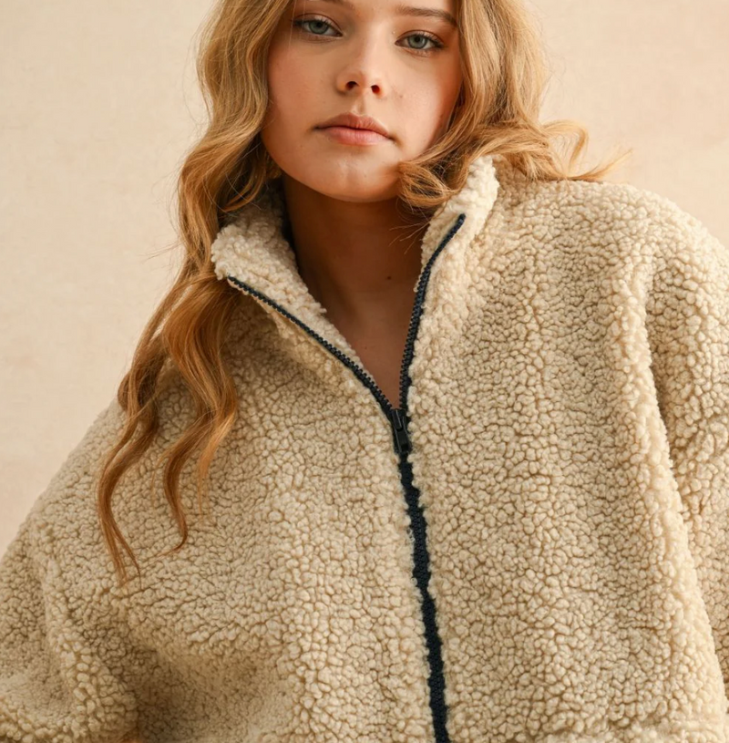 Ciao Half Zip Sherpa Pullover