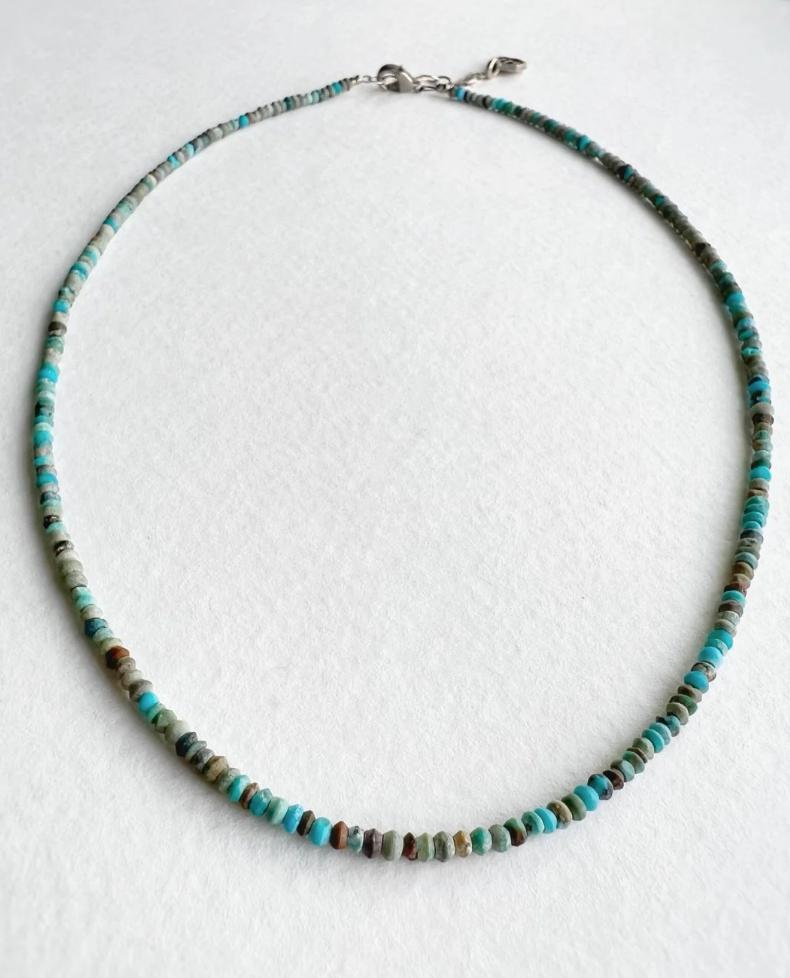 Raw Turquoise Layering Necklace