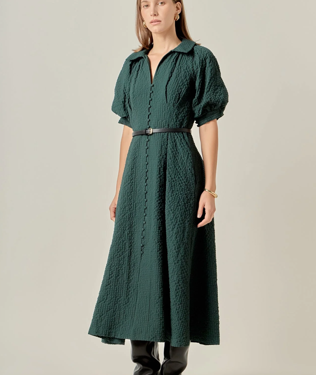 Shirt Midi Dress