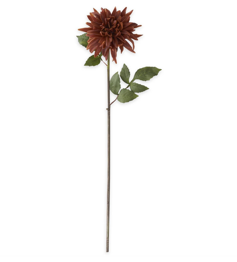 Light Brown Real Touch Dahlia Stem