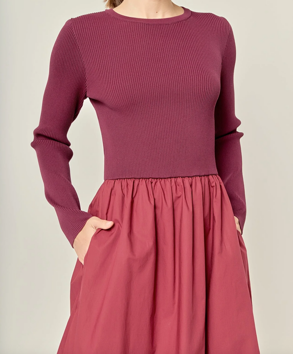 The Juliette Mixed Media Maxi Dress