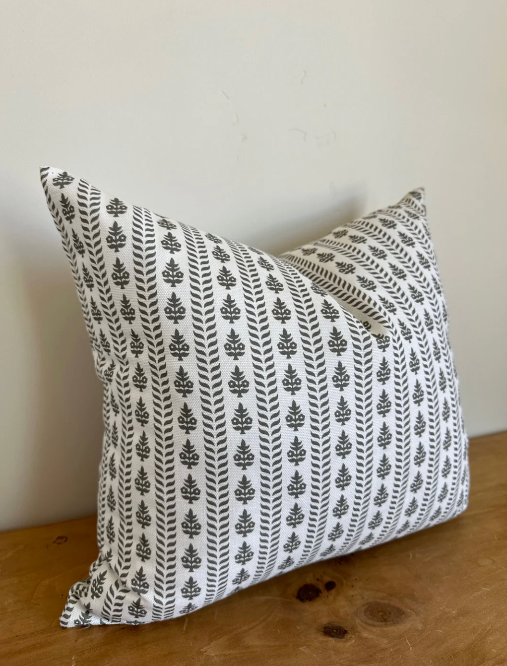 Scandinavian Stripe Pillow on White
