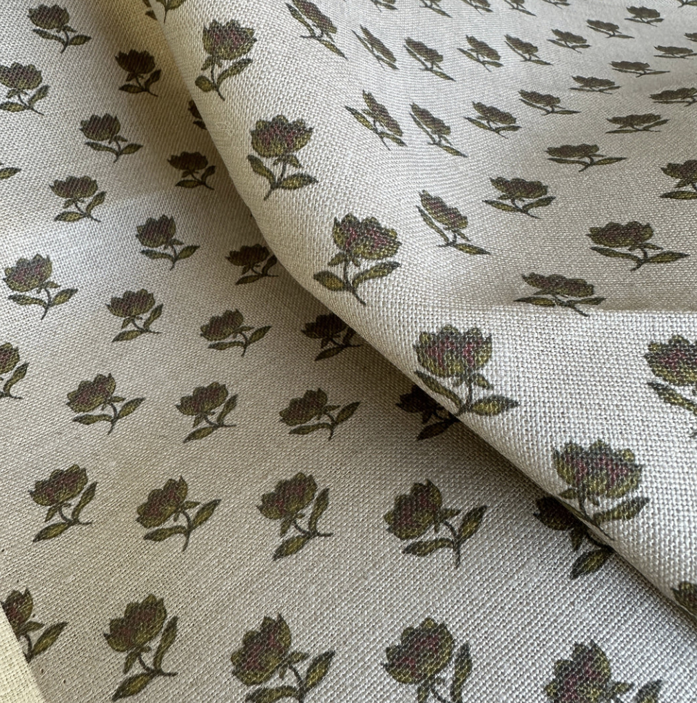 Lenten Rose Large Pillow in Chestnut