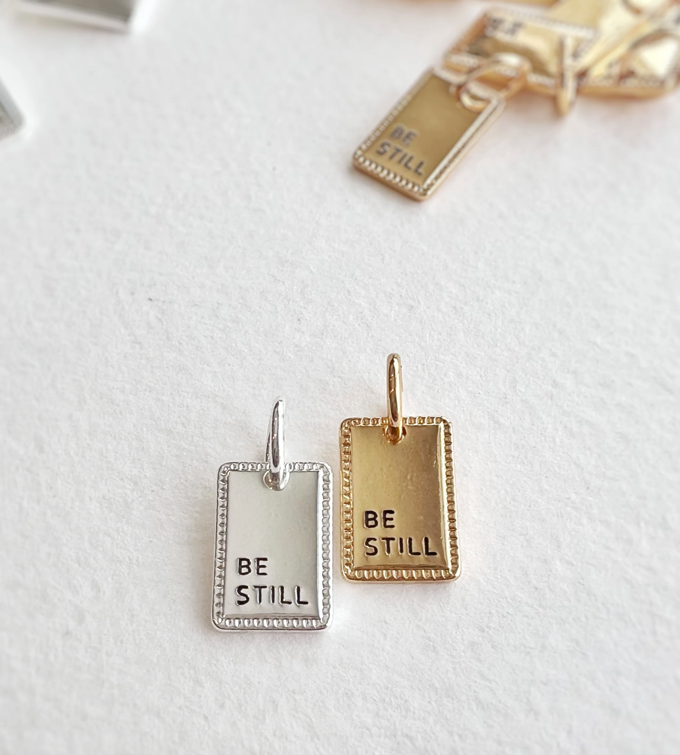Be Still Necklace Charm