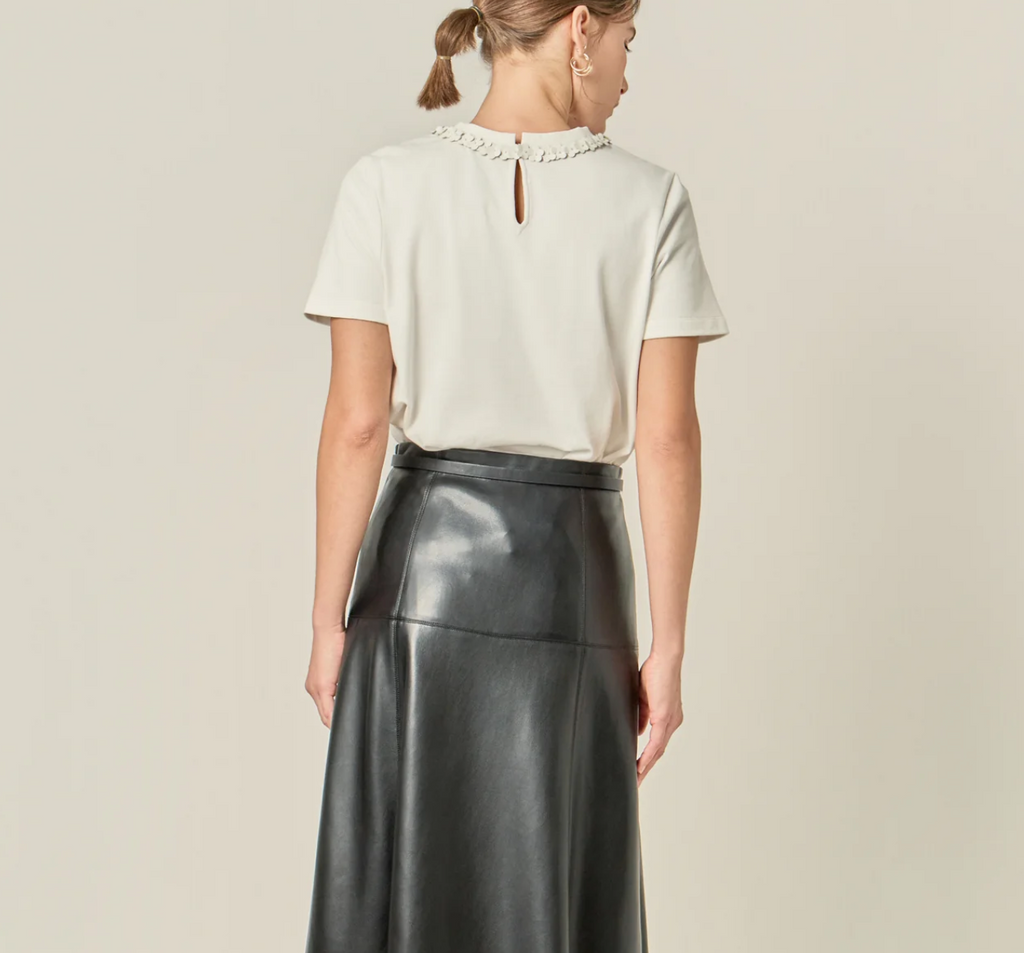 Floral Bow Detail Top