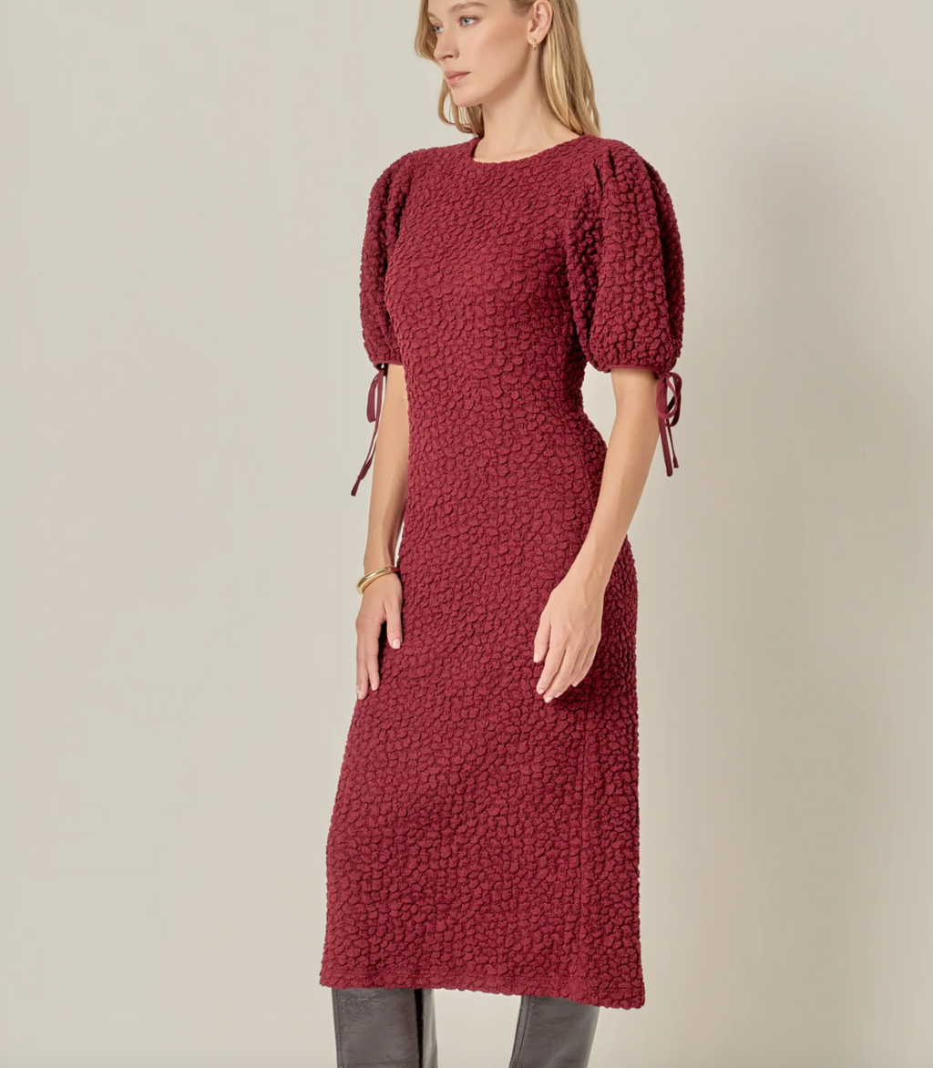 Smocked Midi Dress