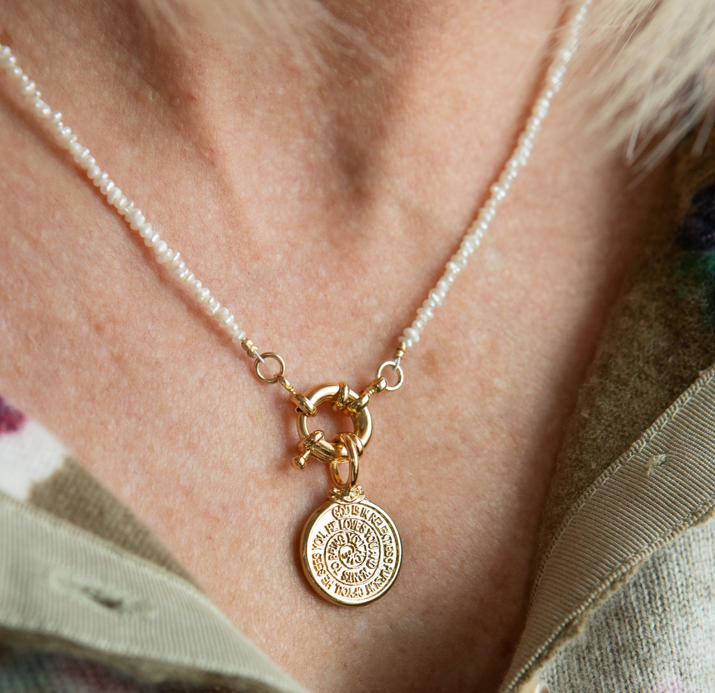 Relentless Pursuit Pearl Necklace and Pendant