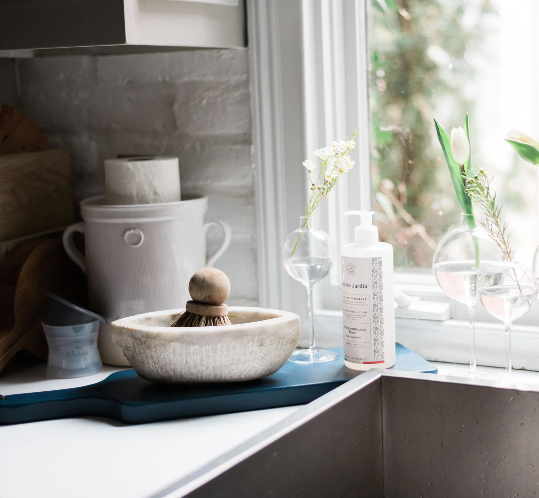 Euro Pot and Pan Brush