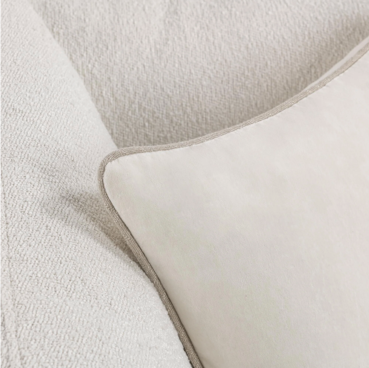 Ivory Heirloom Velvet Pillow