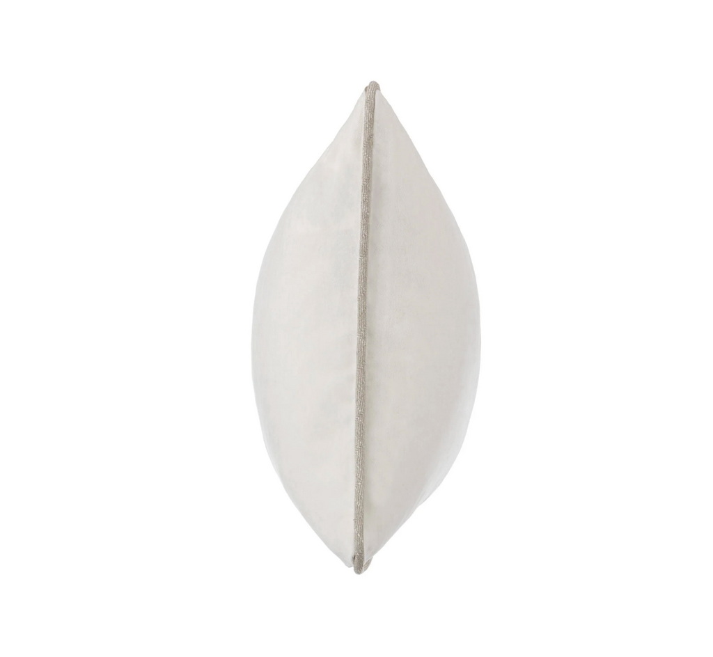Ivory Heirloom Velvet Pillow
