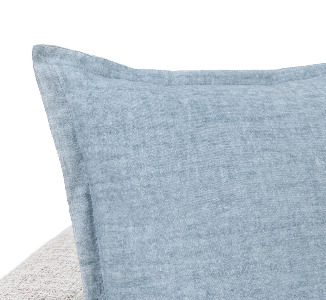 Chambray Blue Solstice Pillow