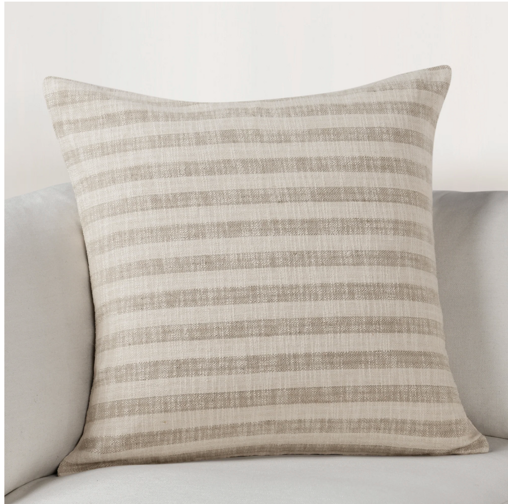 Natural Stripe Linna Pillow