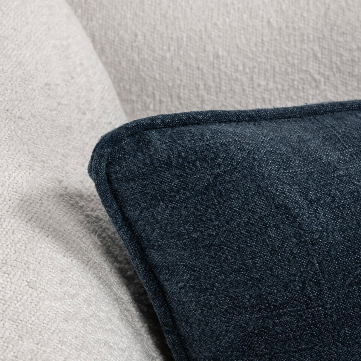 Indigo Bedford Linen Pillow