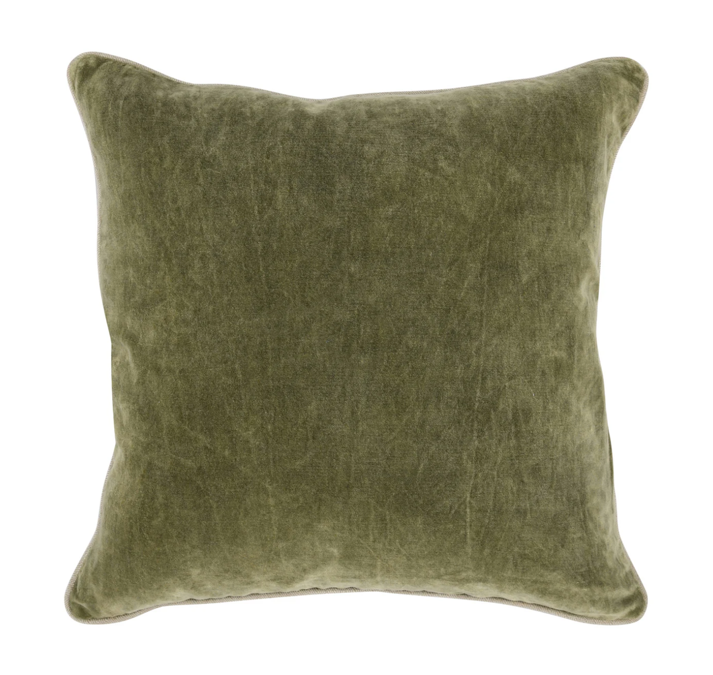 Moss Heirloom Velvet Pillow