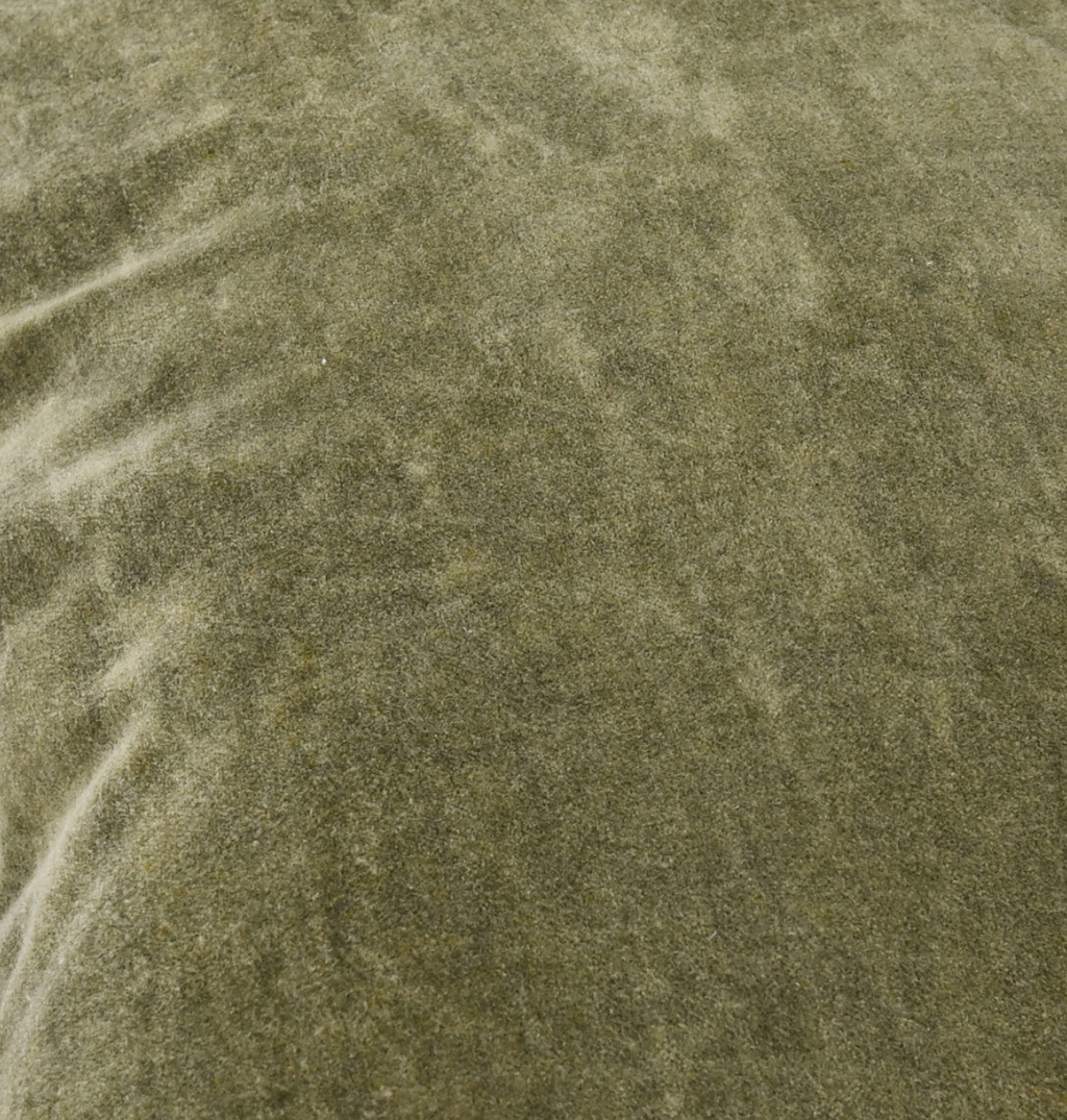 Moss Heirloom Velvet Pillow