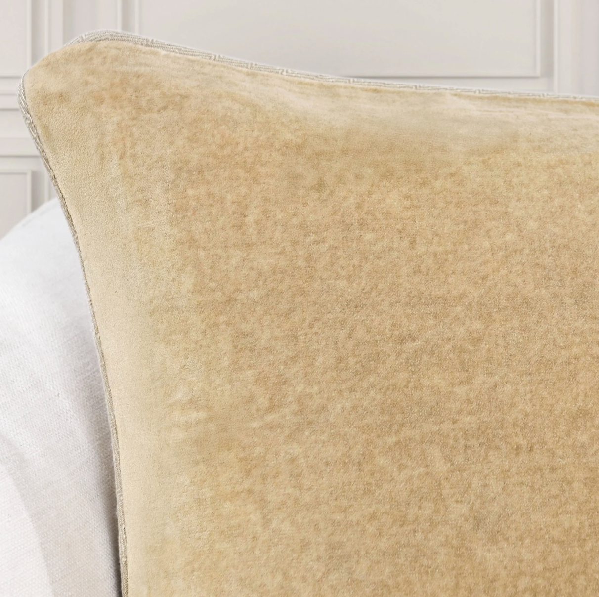 Wheat Heirloom Velvet Pillow