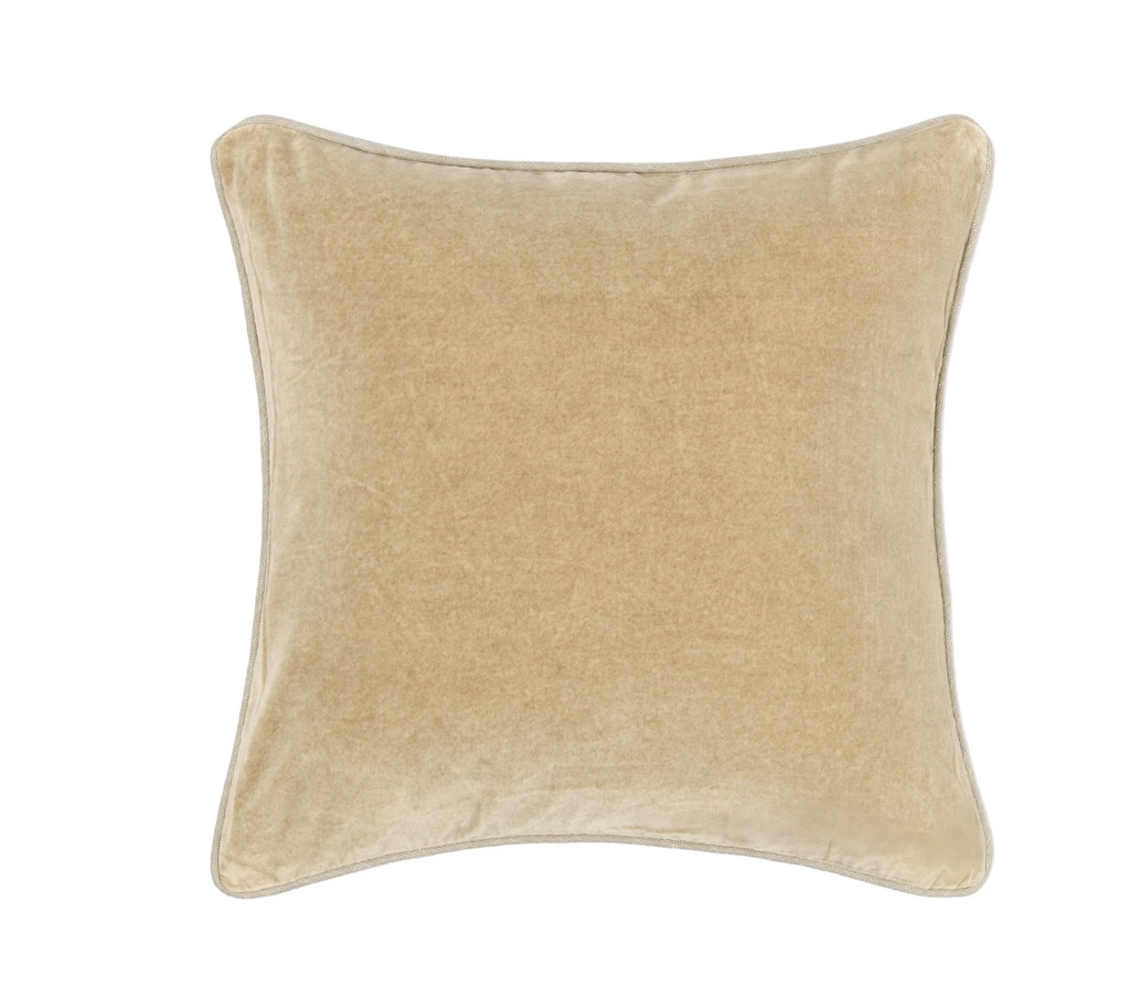 Wheat Heirloom Velvet Pillow