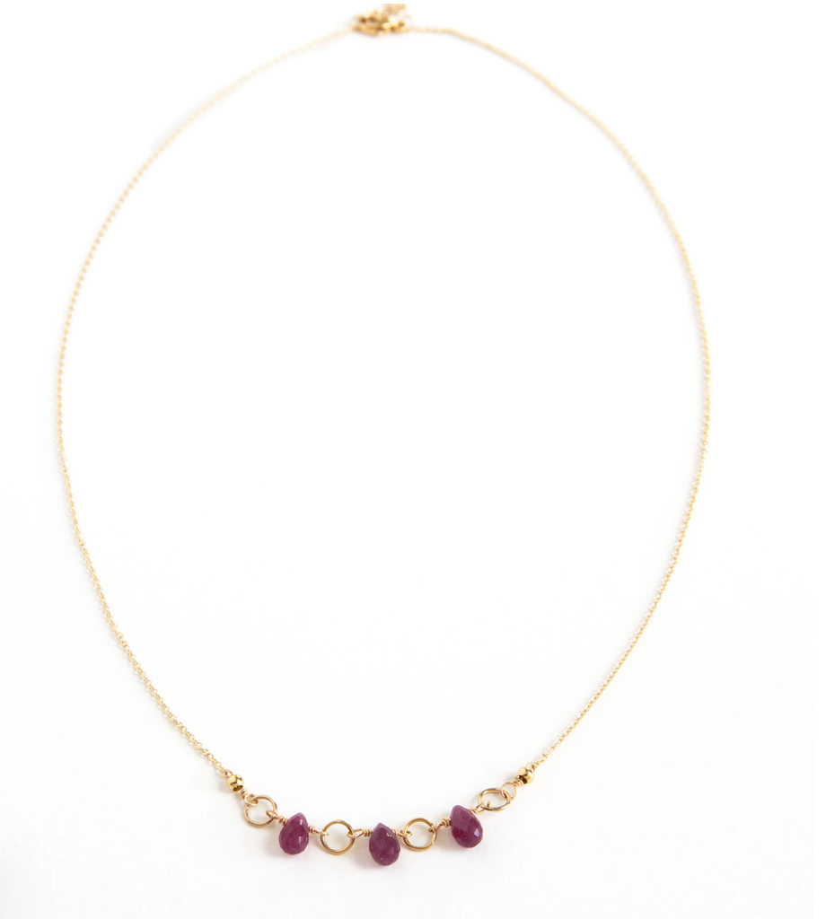 Jade Teardrop Necklace