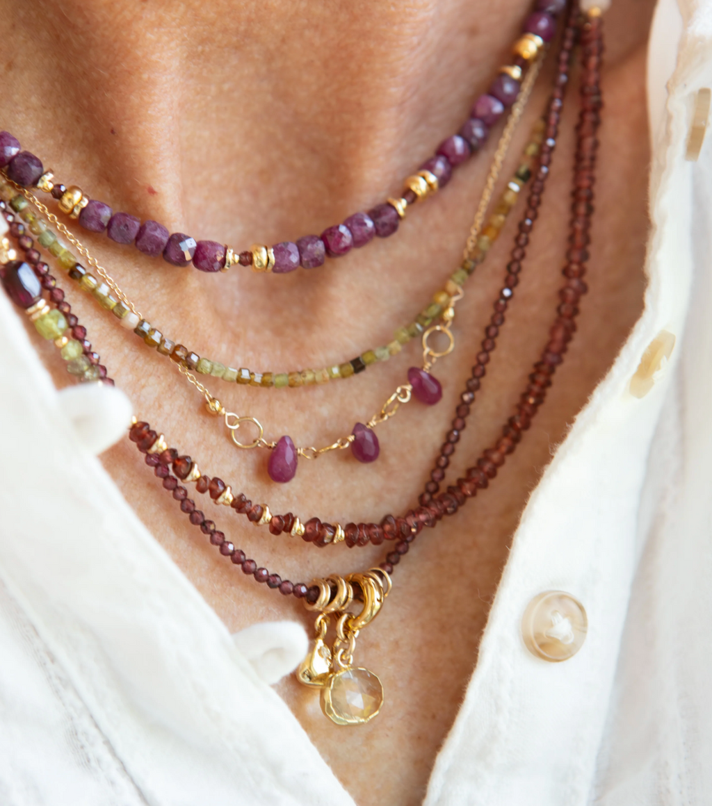 Jade Teardrop Necklace