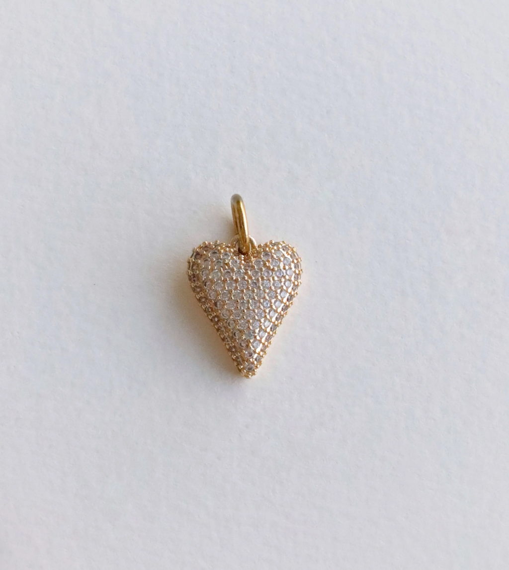 BIG LOVE Pav Pendant - ONLY