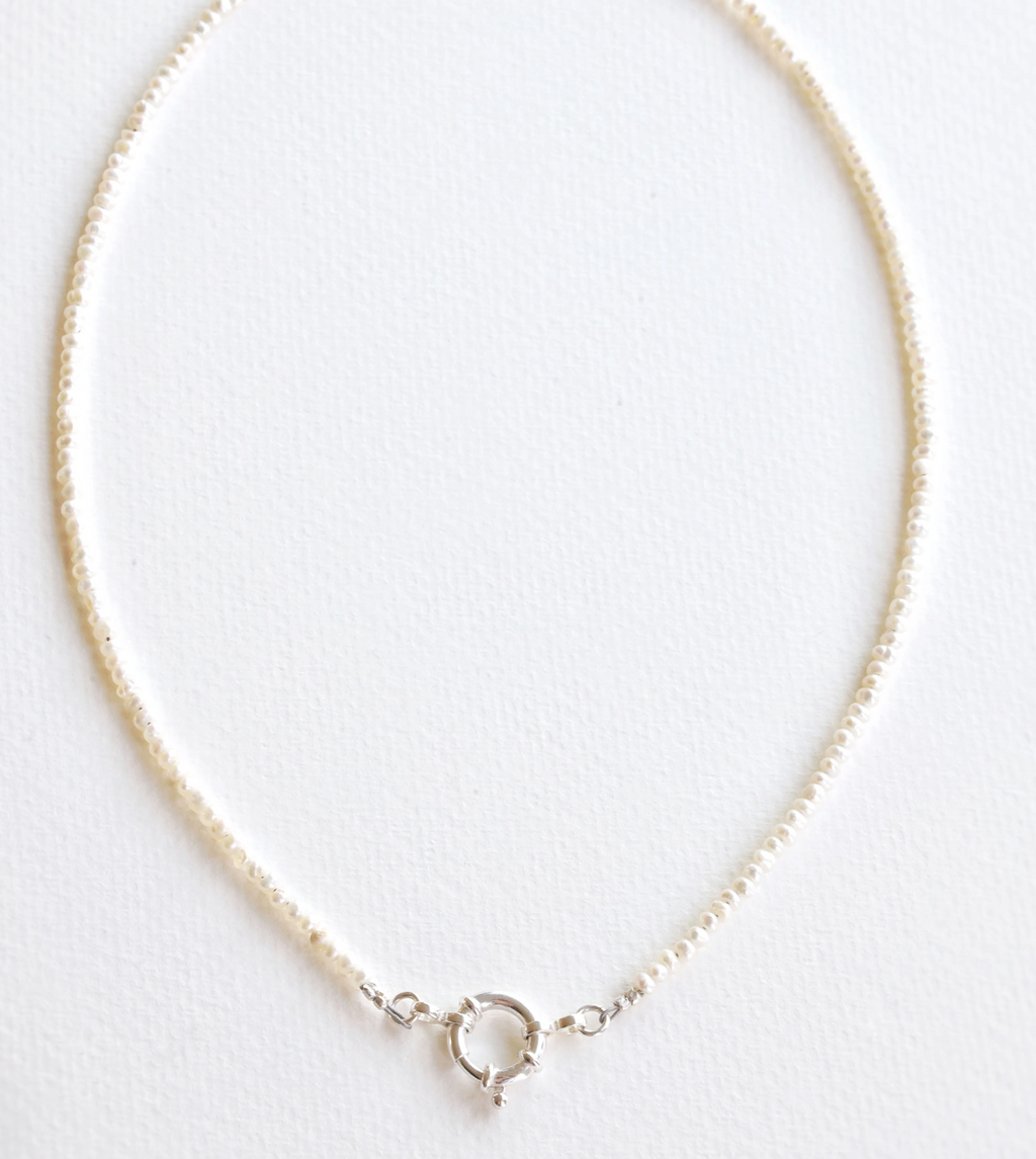 Sailor Clasp Pearl Necklace