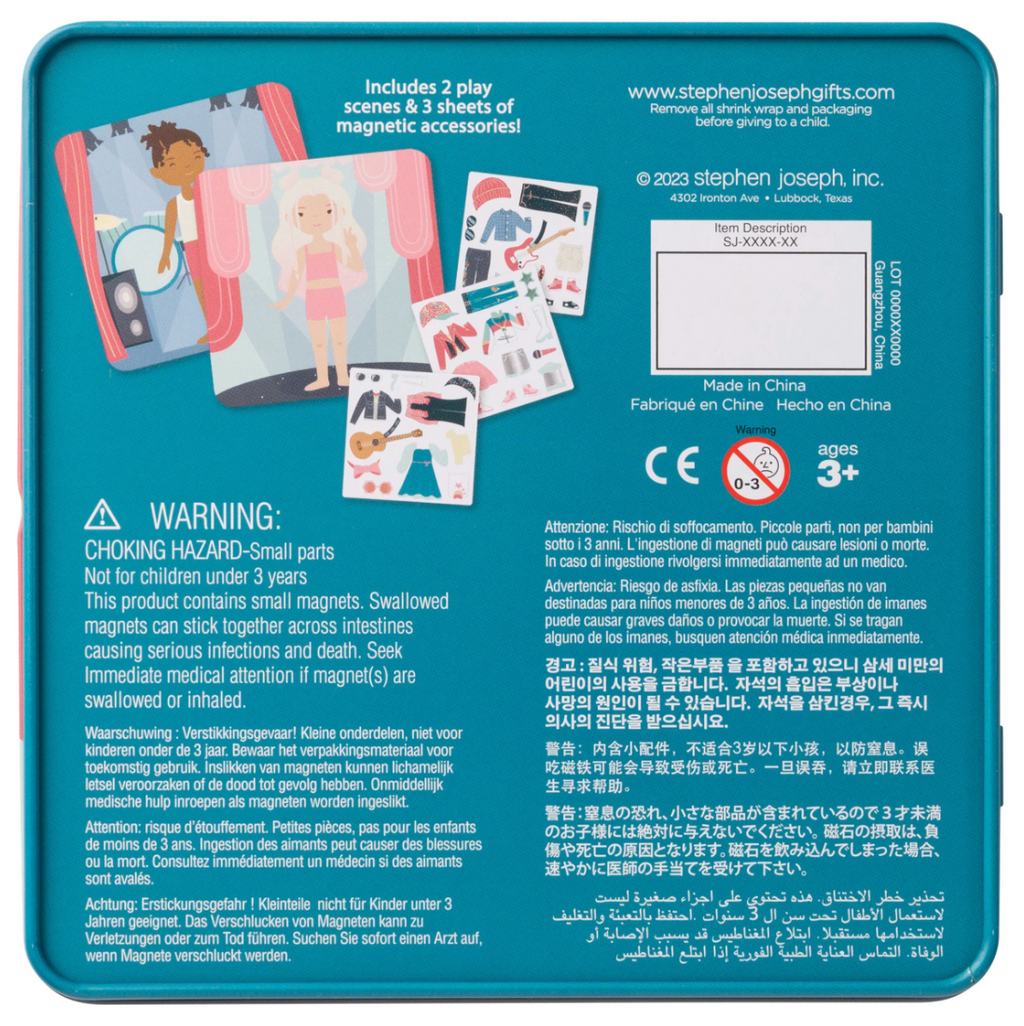 Travel Tin Magnetic Dress Up
