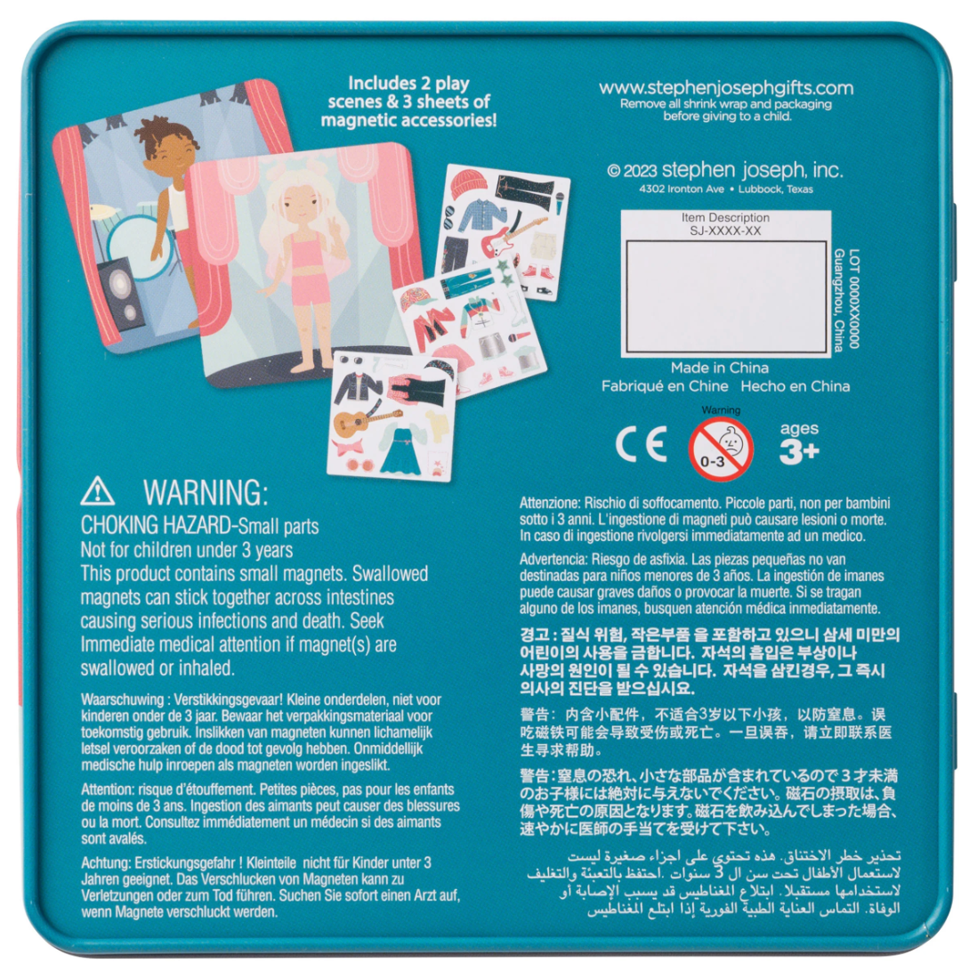 Travel Tin Magnetic Dress Up