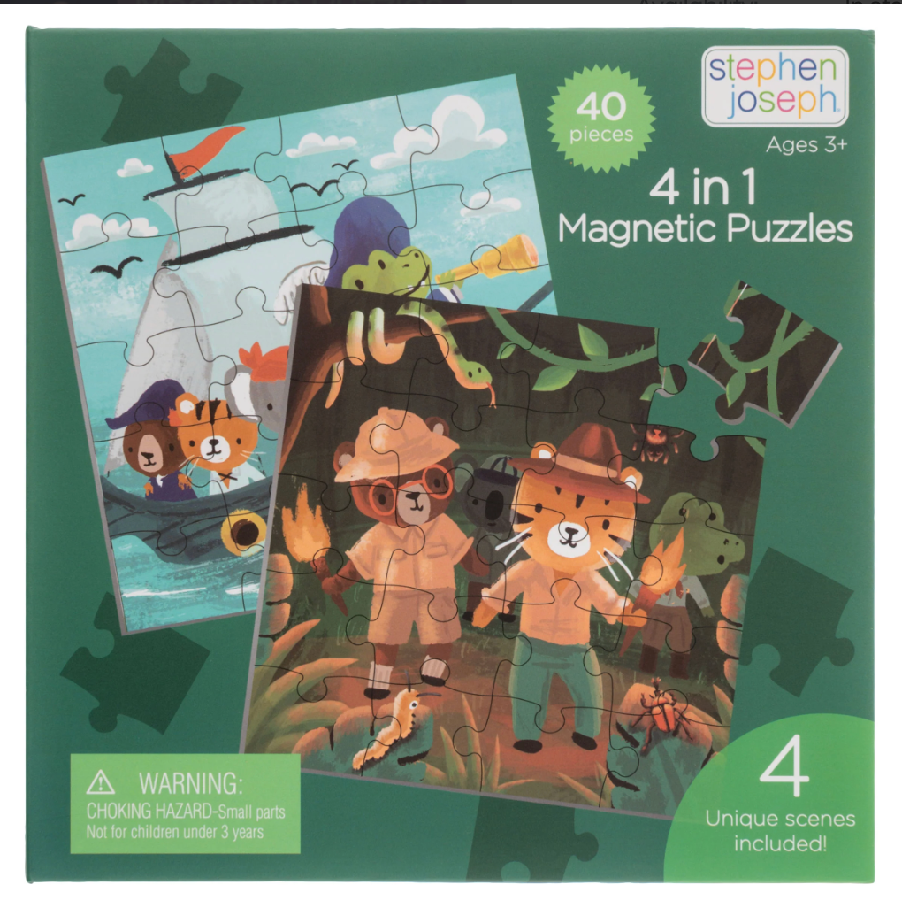 4 In 1 Magnetic Puzzle Book