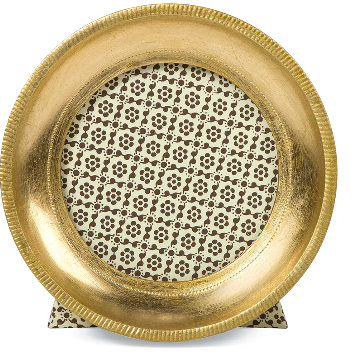 Round Gold Leaf Florentine Frame