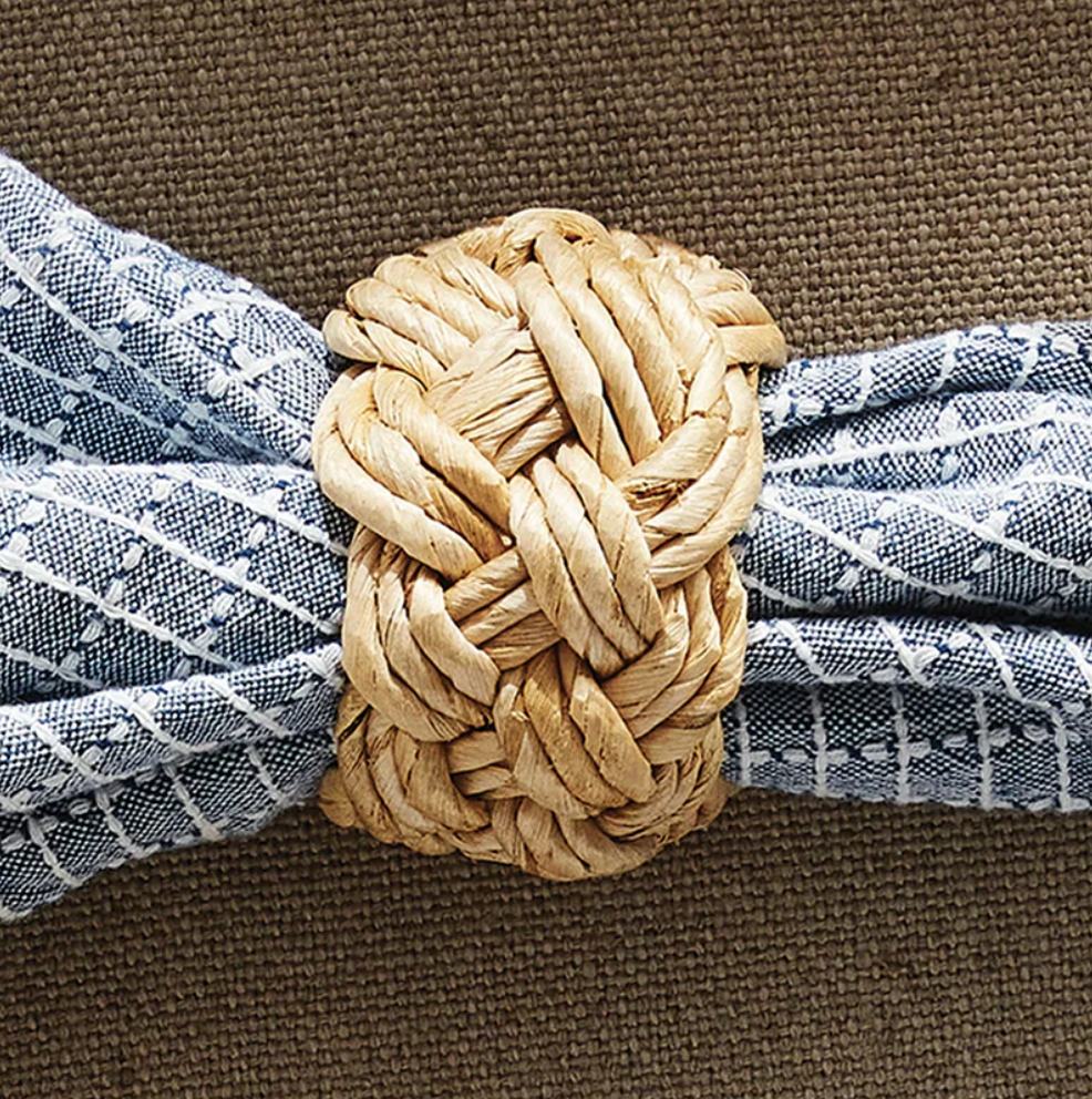 Abaca French Braided Napkin Ring