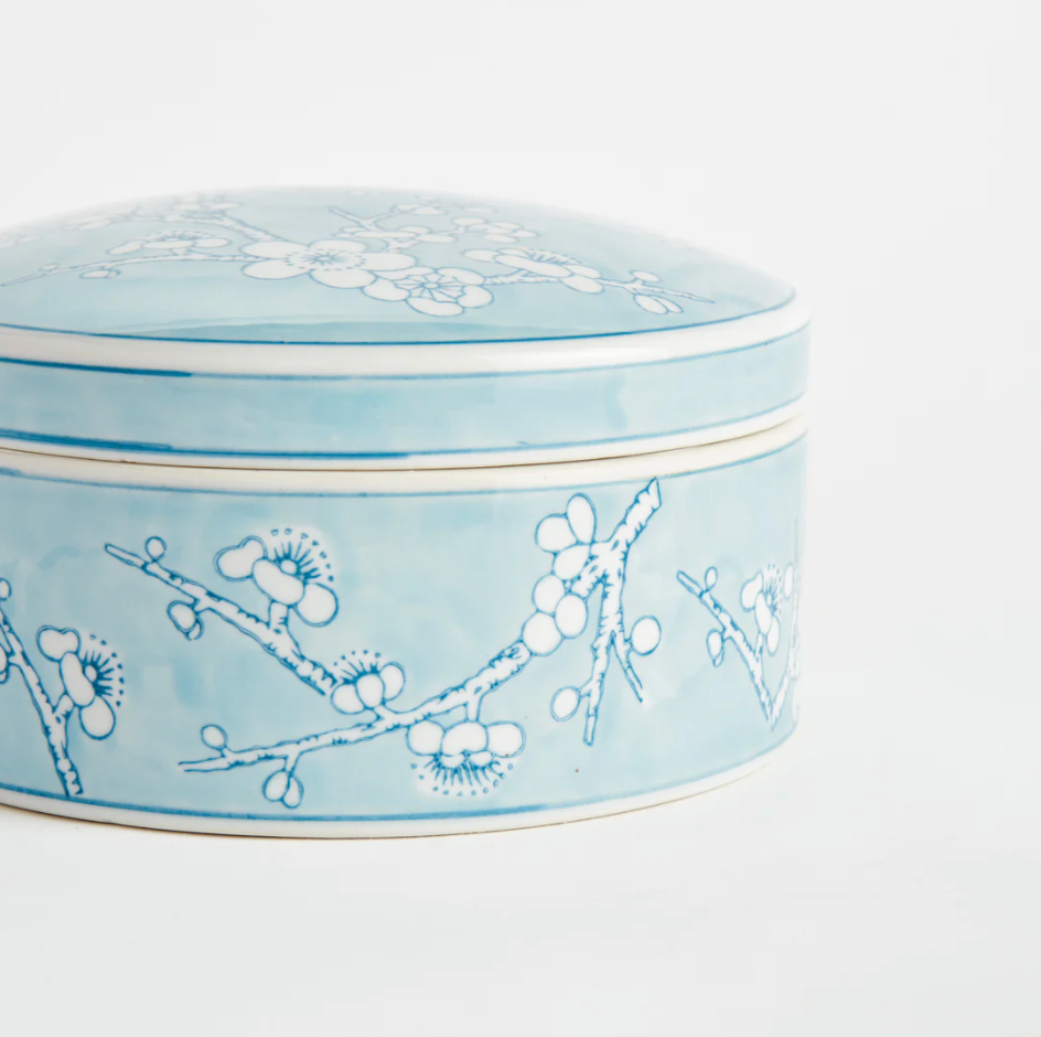 Monarch Empress Round Lidded Catchall Box