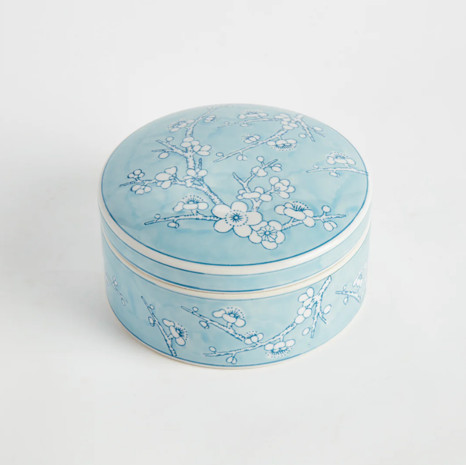 Monarch Empress Round Lidded Catchall Box