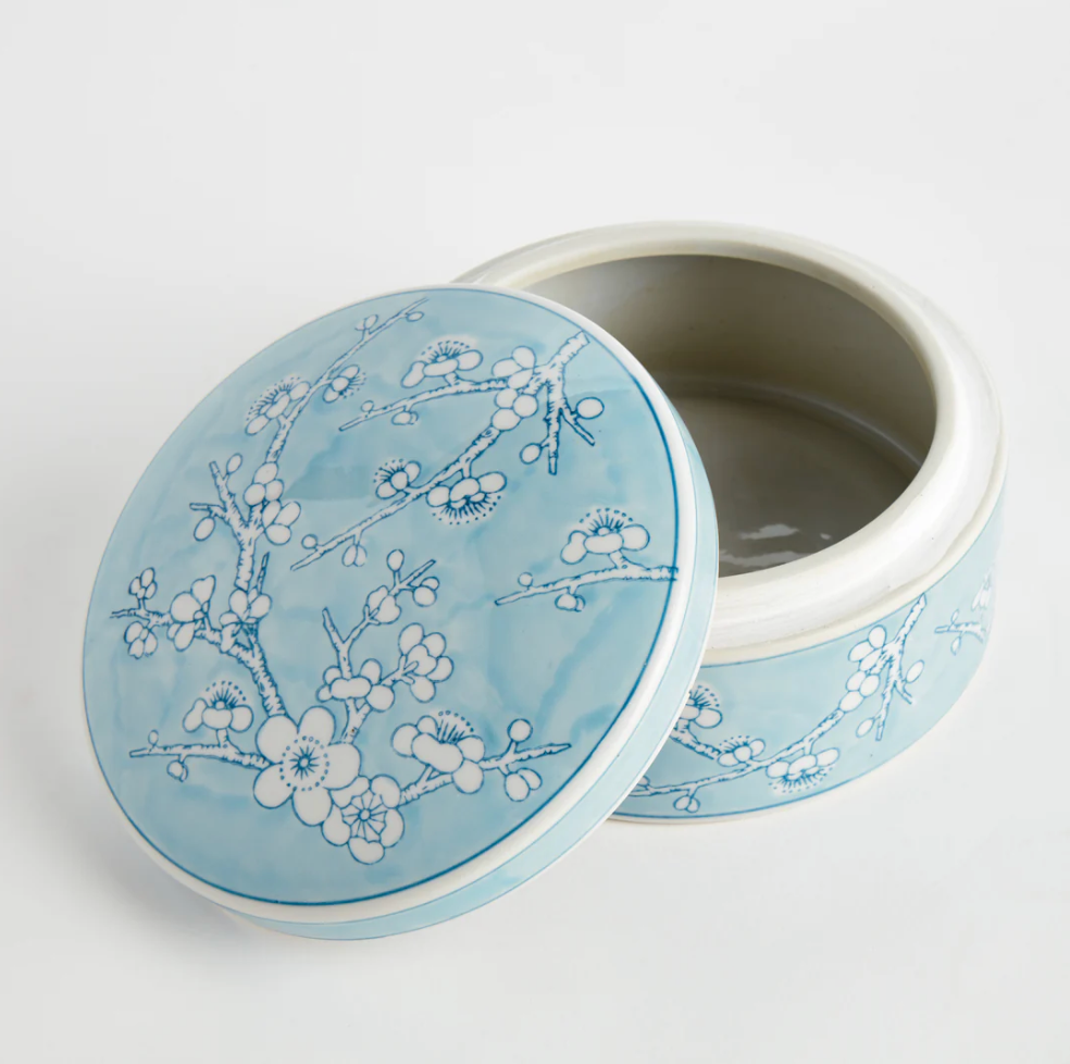 Monarch Empress Round Lidded Catchall Box