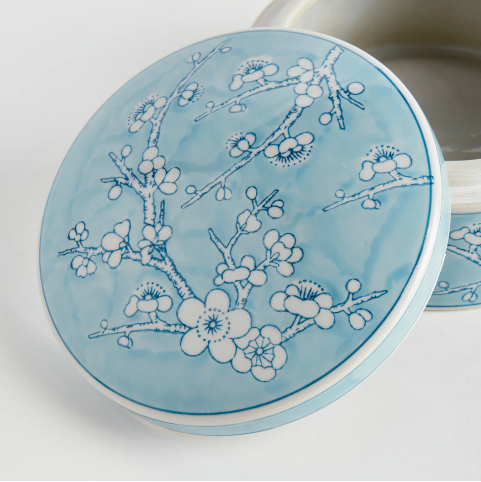 Monarch Empress Round Lidded Catchall Box