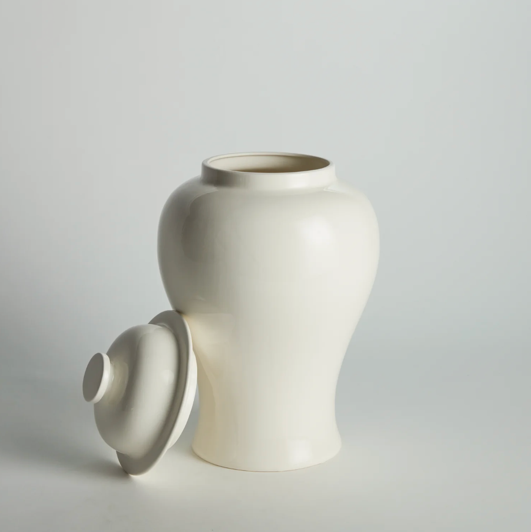 Small Koa Lidded Ginger Jar