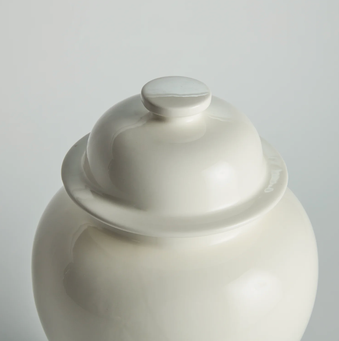 Small Koa Lidded Ginger Jar