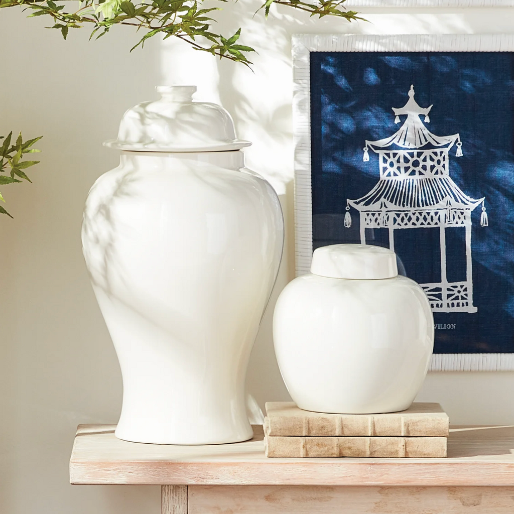 Large Koa Lidded Ginger Jar