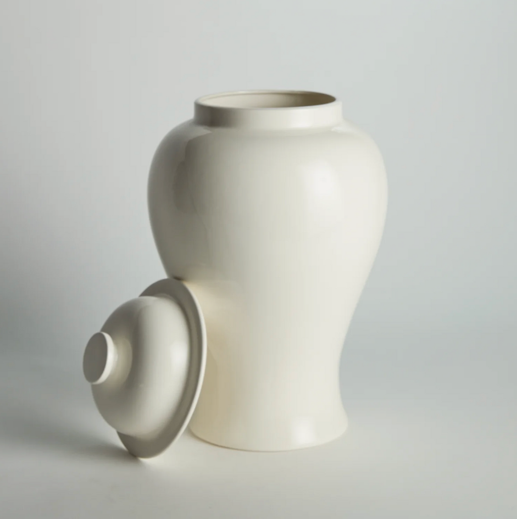 Large Koa Lidded Ginger Jar