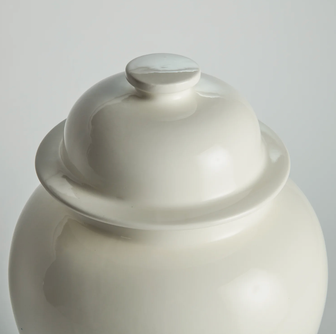 Large Koa Lidded Ginger Jar