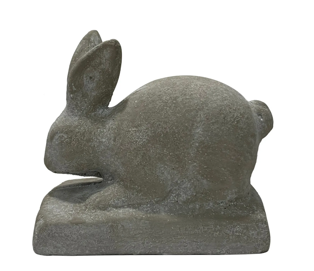 English Garden Cement Rabbit